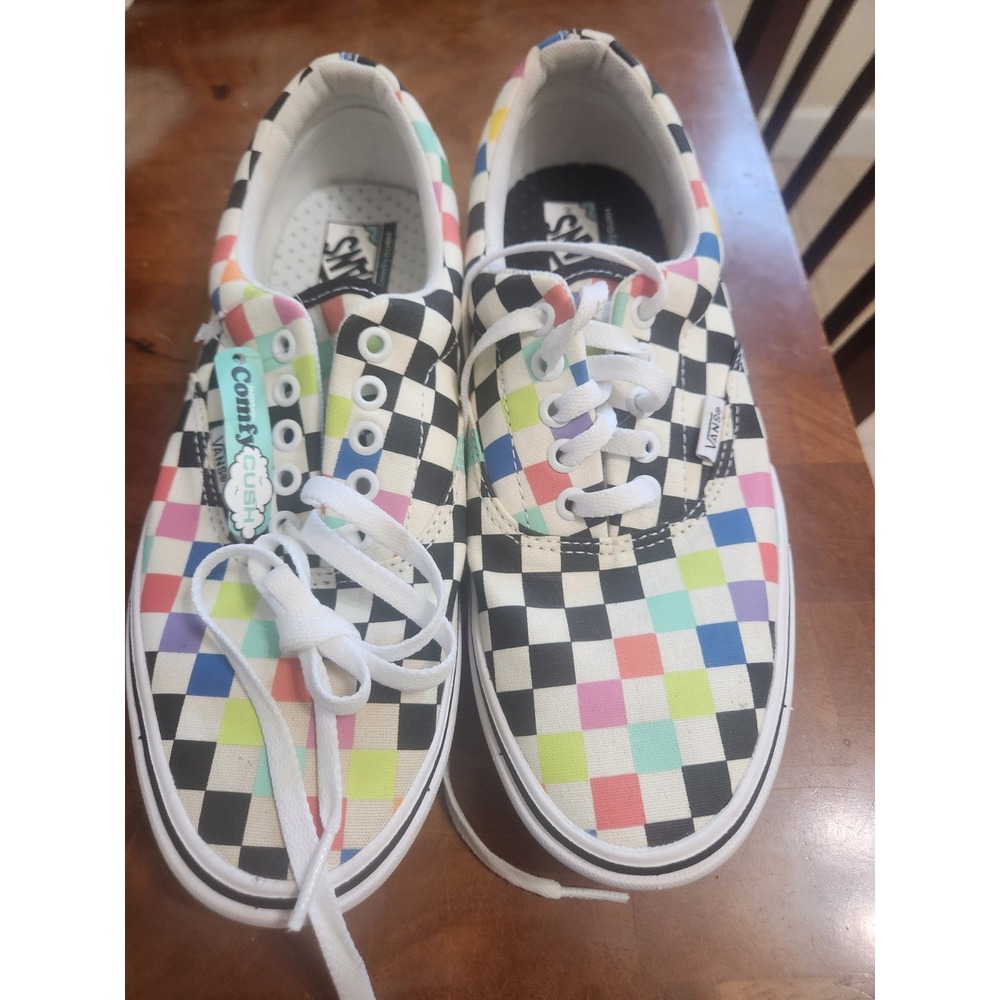 Size 9 - MoMA x Vans ComfyCush Era Colorful Checkerboard